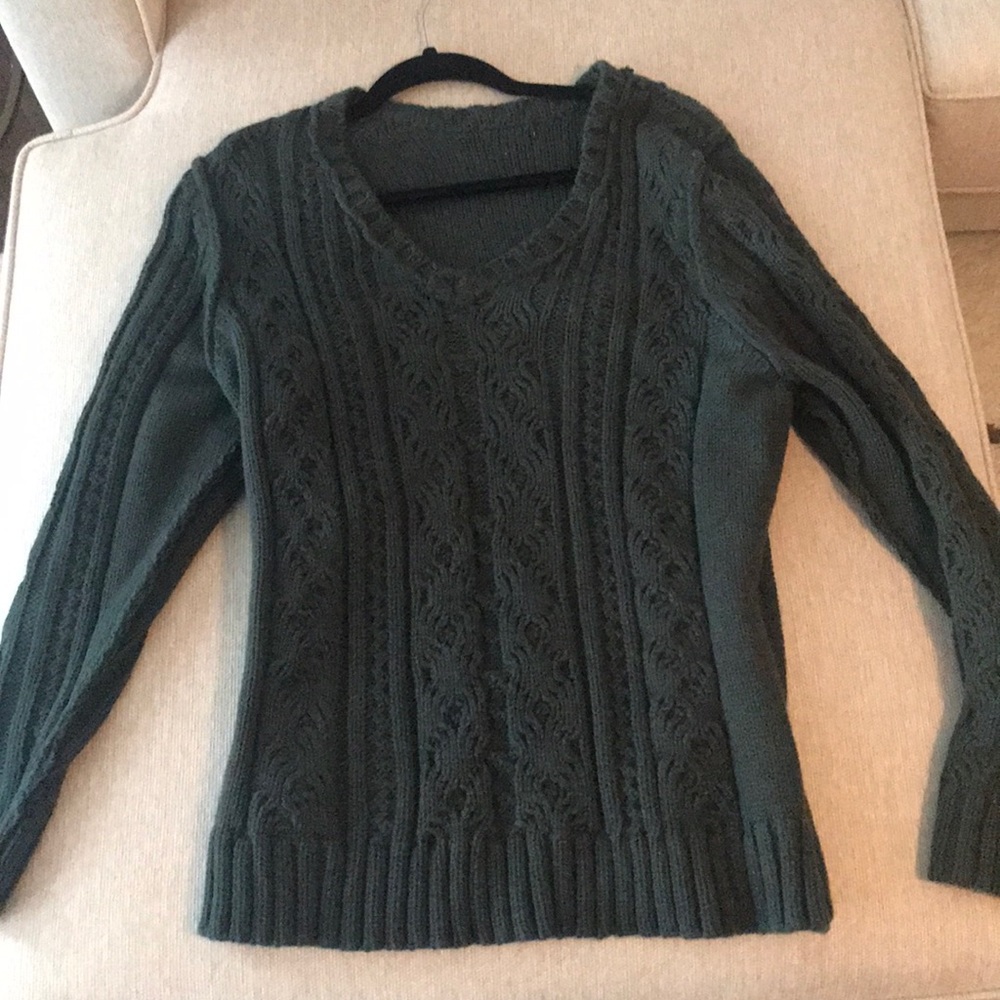 Green sweater